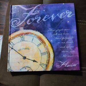 Purple and Yellow 'Forever' Book by Flavia